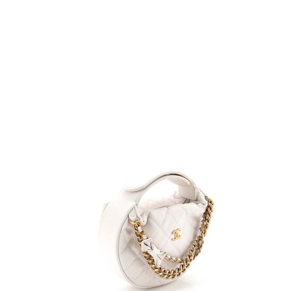 Chanel Double Chain Bow Hobo Pouch #231115C47B - Picture 2 of 7